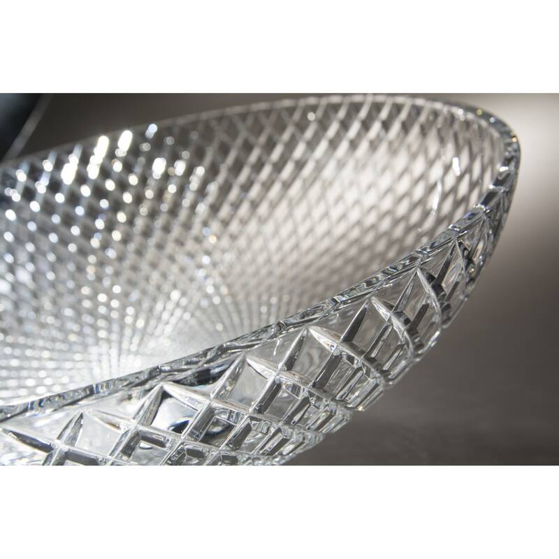 WS Bath Collections Crystal Rosa SC160 Crystal 16-7/8" Circular Glass