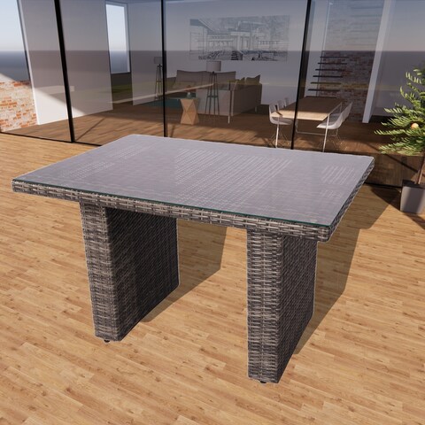 Direct Wicker Outdoor Dining Wicker Table