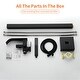 preview thumbnail 12 of 13, Floor Mount Tub Faucet With Hand Sprayer Freestanding Roman Bathtub Faucet Modern Waterfall Tub Filler Trim With Handheld Showe
