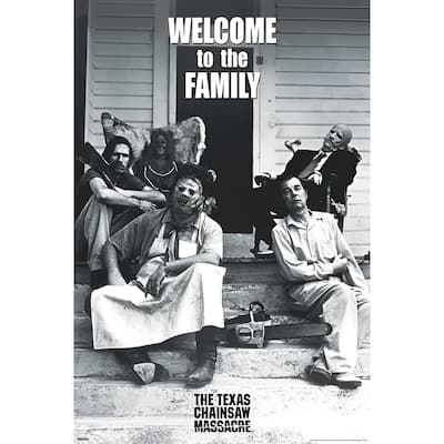Texas Chainsaw Massacre - Welcome To The Family Art Poster - 24 x 36 Inch