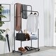 preview thumbnail 2 of 14, Rolling Garment Rack Clothes Metal Stand Shelf