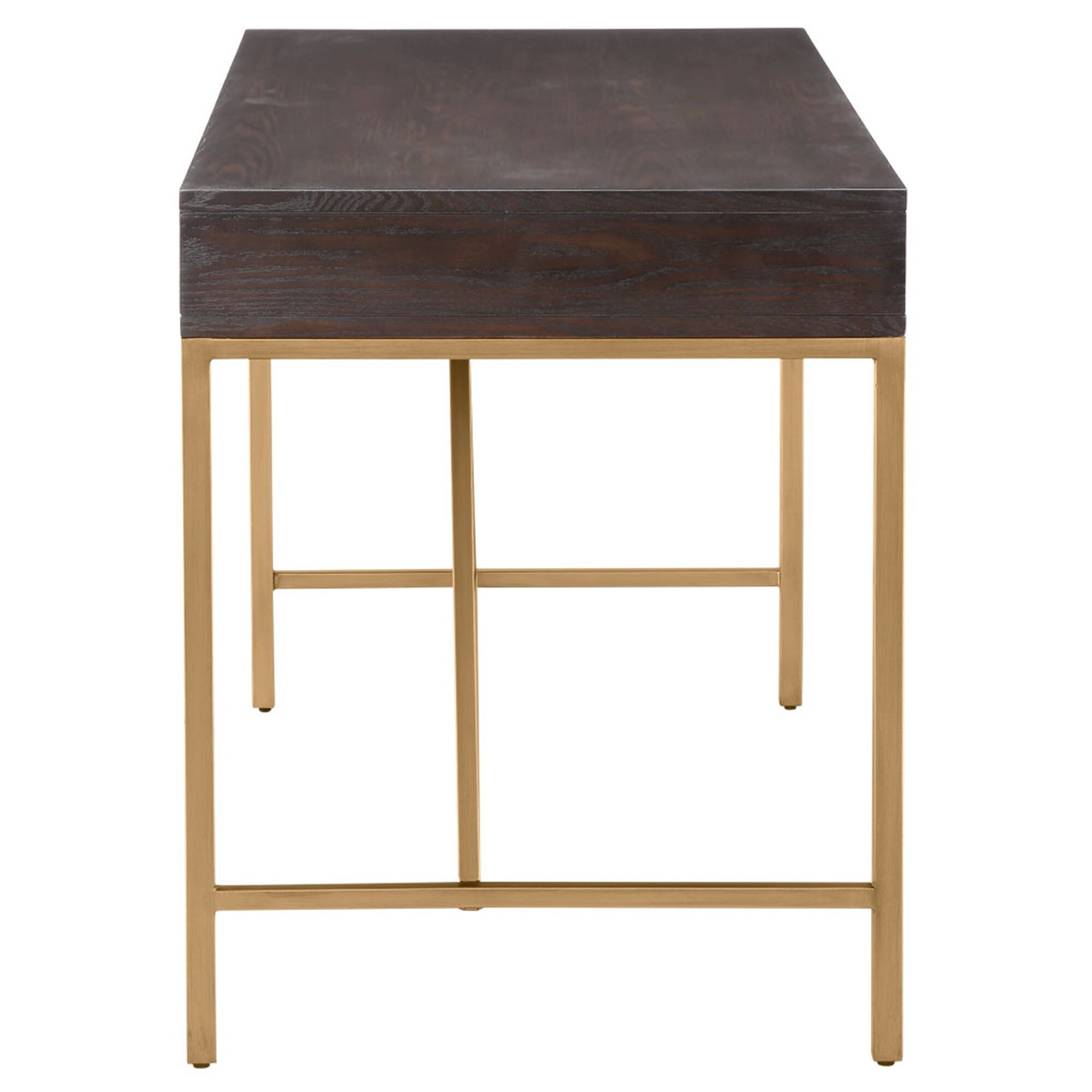 Shop Martha Stewart Sharkey Morocco Gold Desk Overstock 31140465