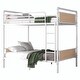 preview thumbnail 22 of 26, Metal Bunk Bed, Industrial Detachable Bunkbeds with Safety Guard Rails for Teens