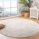 preview thumbnail 4 of 84, SAFAVIEH Tulum Shima Moroccan Boho Distressed Rug 10' Round - Ivory/Grey