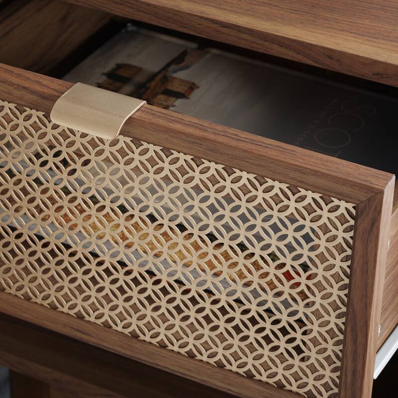 SAFAVIEH Katsuji 1-Drawer 1-Shelf Nightstand