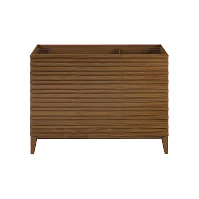 Cascade 48'' Bathroom Vanity In Brown Oak- Cabinet Only