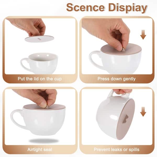 Silicone Cup Lids, Silicone Cup Covers, Reusable Anti-Dust Tight Seal  Silicone Mugs Cover for Drink Cup, Glass Cup, Coffee Cup - Bed Bath &  Beyond - 43464176