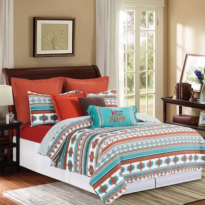 Aqua Valley Quilt Set