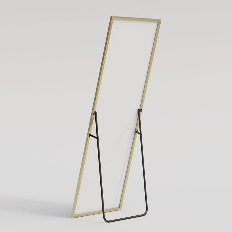 Aluminum Metal Frame Full-Length Floor Mirror