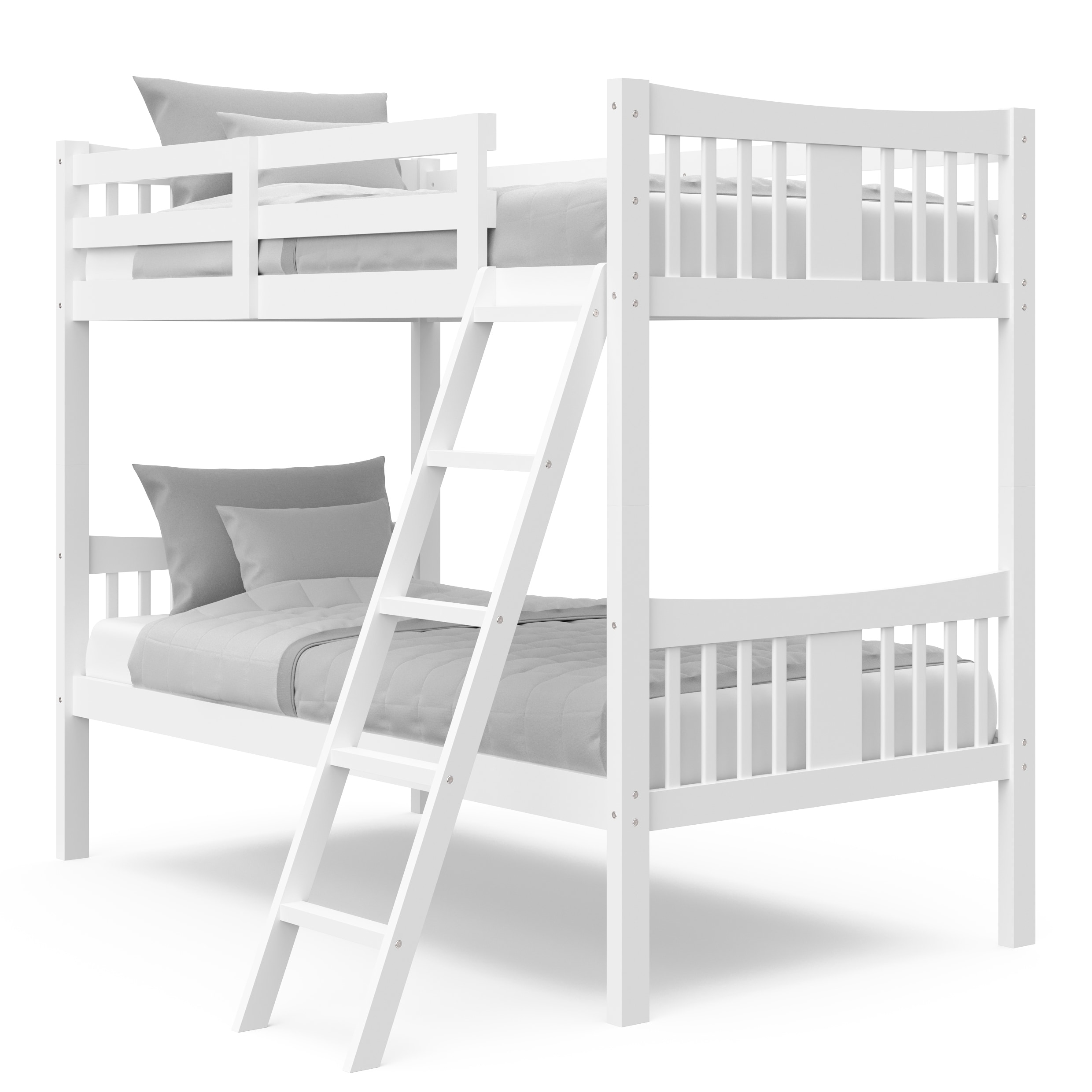 Storkcraft Caribou Twin-over-Twin Hardwood Bunk Bed