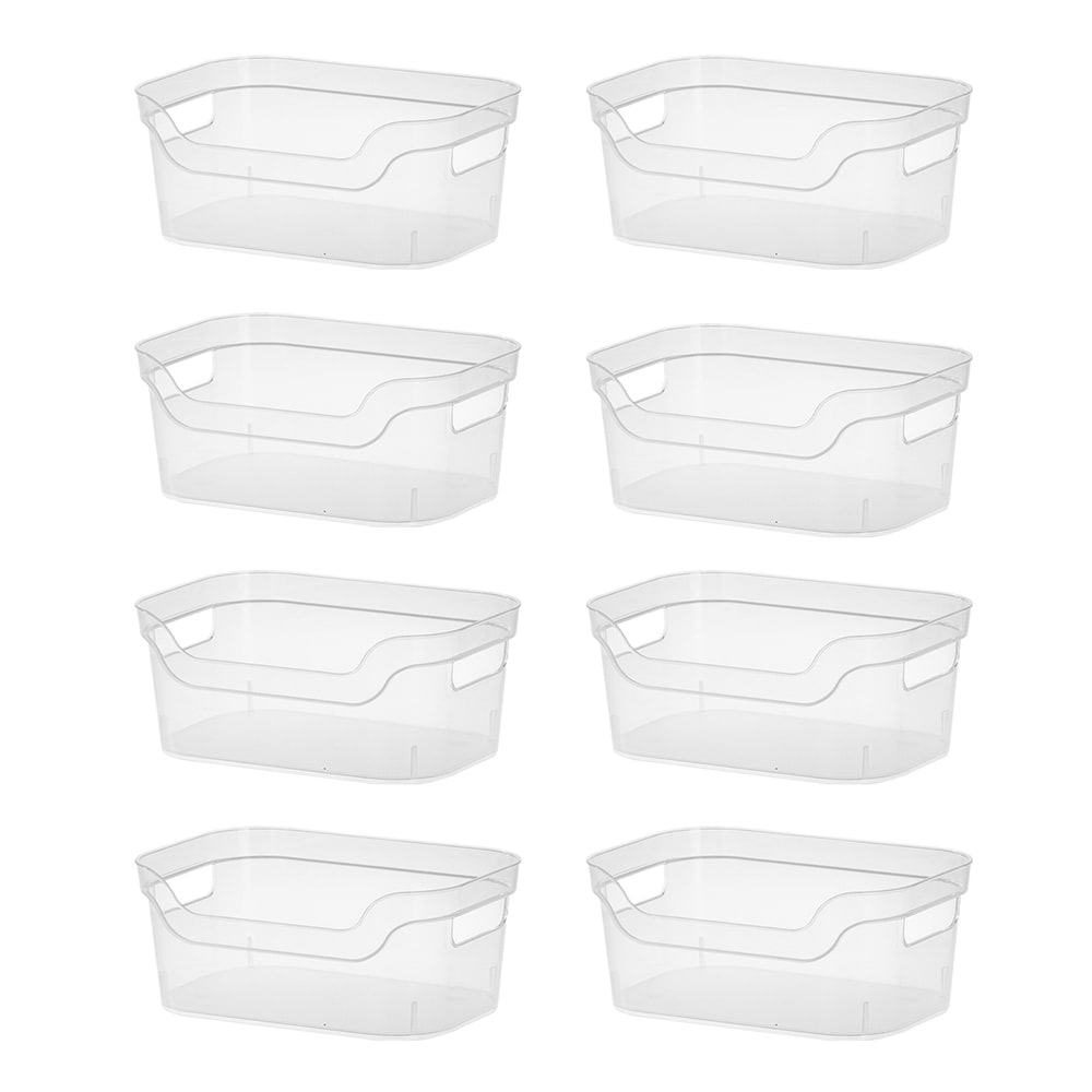 Sterilite Medium Plastic Stackable Storage Organizer Basket Bin, White (10  Pack) - 0.85 - On Sale - Bed Bath & Beyond - 35999066