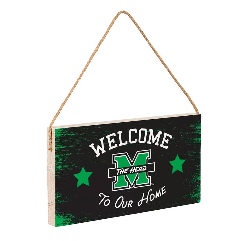 Marshall University Wooden Door Decor Wall Sign - Multi-Color