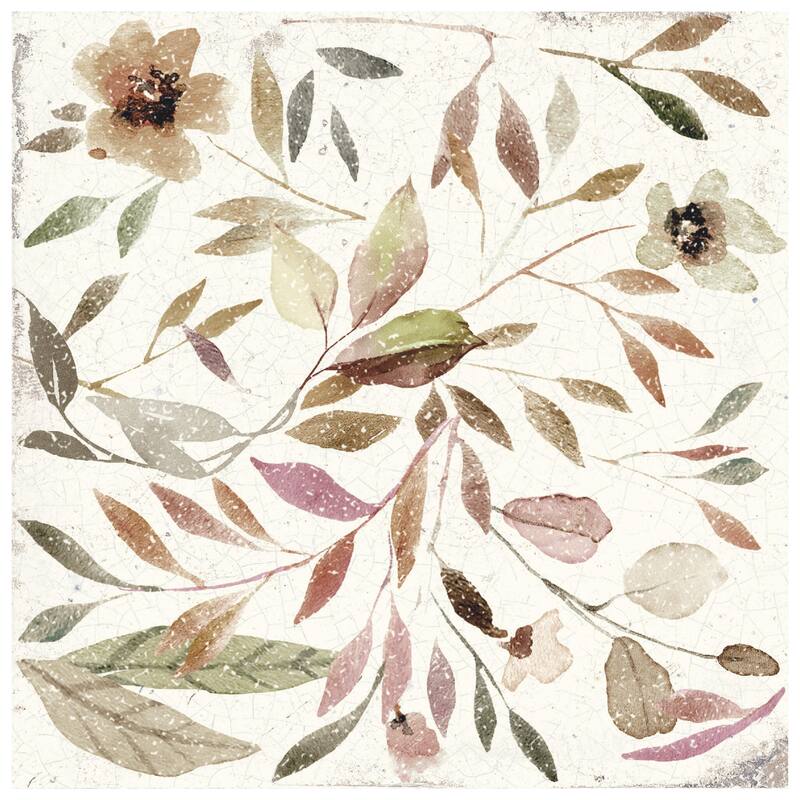 Merola Tile Mayolica Garden 5-7/8" x 5-7/8" Ceramic Wall Tile