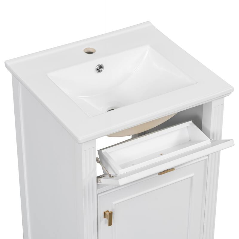 Modern Bathroom Vanity with Functional Storage and Stylish Design