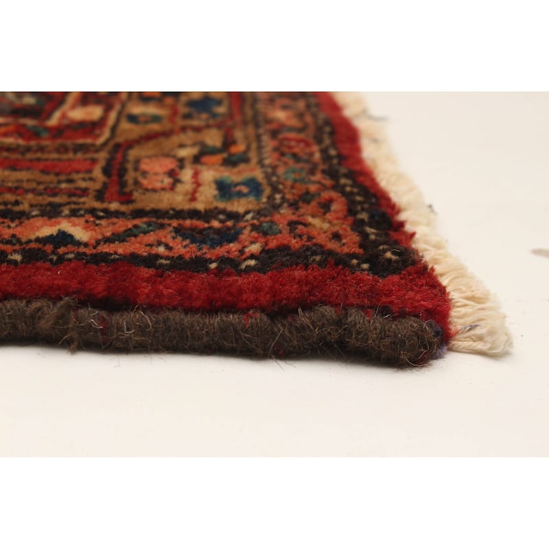 ECARPETGALLERY Hand-knotted Konya Anatolian Red Wool Rug - 3'7 x 9'11