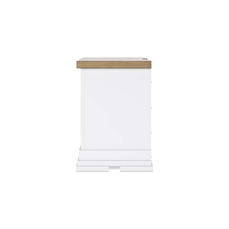 Signature Design by Ashley Ashbryn White/Natural Nightstand