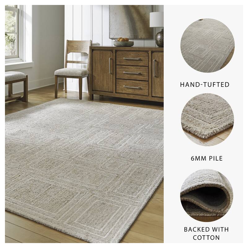 Signature Design by Ashley Brickburgh Gray/Ivory Rug