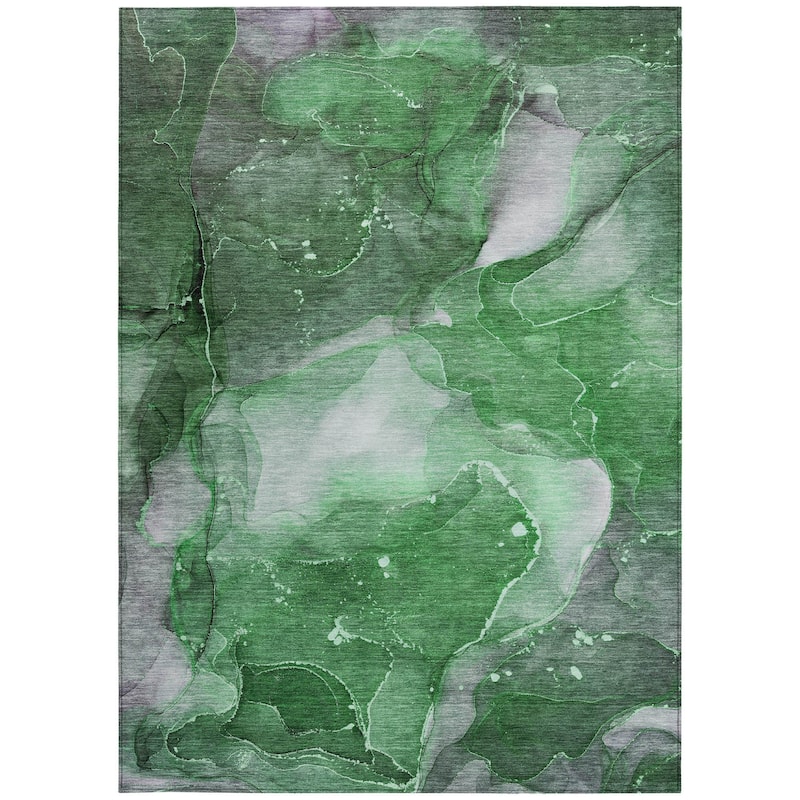 Fari Artistic Abstract Weather Resistant Classic Meets Modern Outdoor Rug