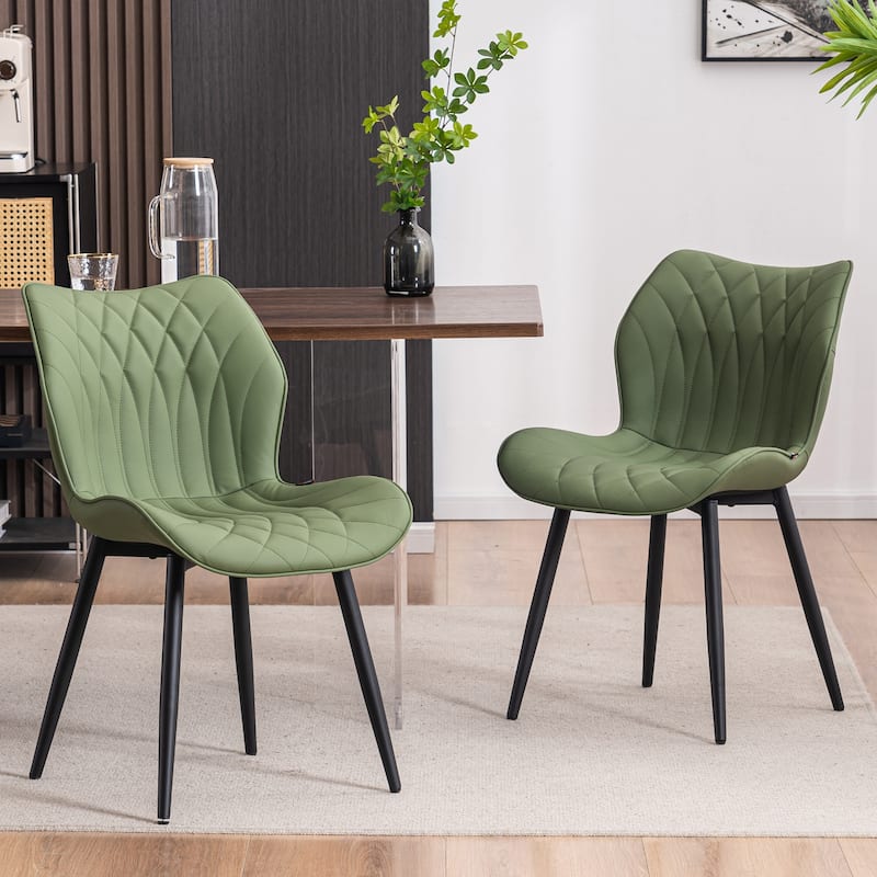 Kitchen Dining Room Chairs Modern Dining Table Chairs - Bean Green