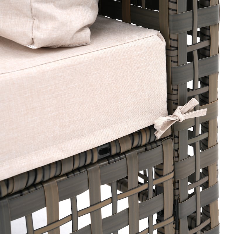 Outdoor Patip Sectional Seating Group with Cushions
