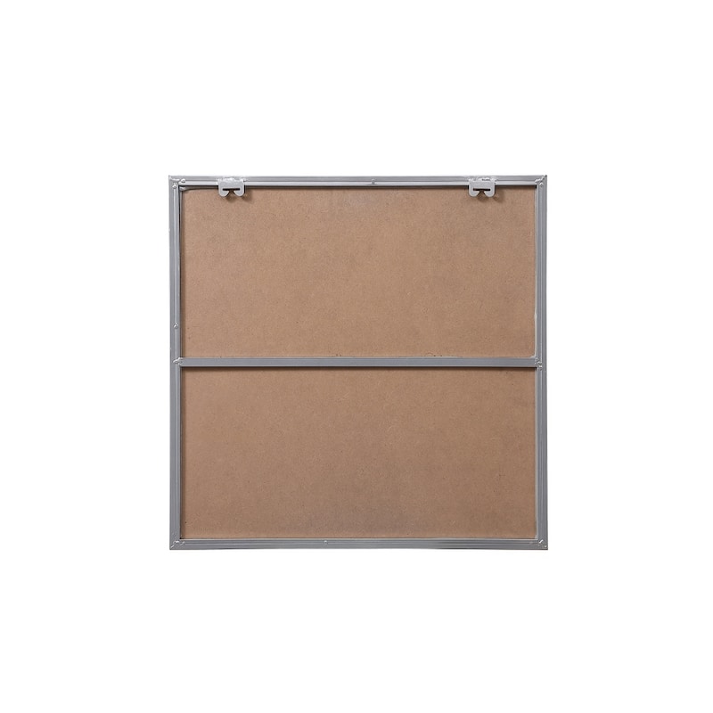Indigo Home Metal Frame Square Mirror 24 inch
