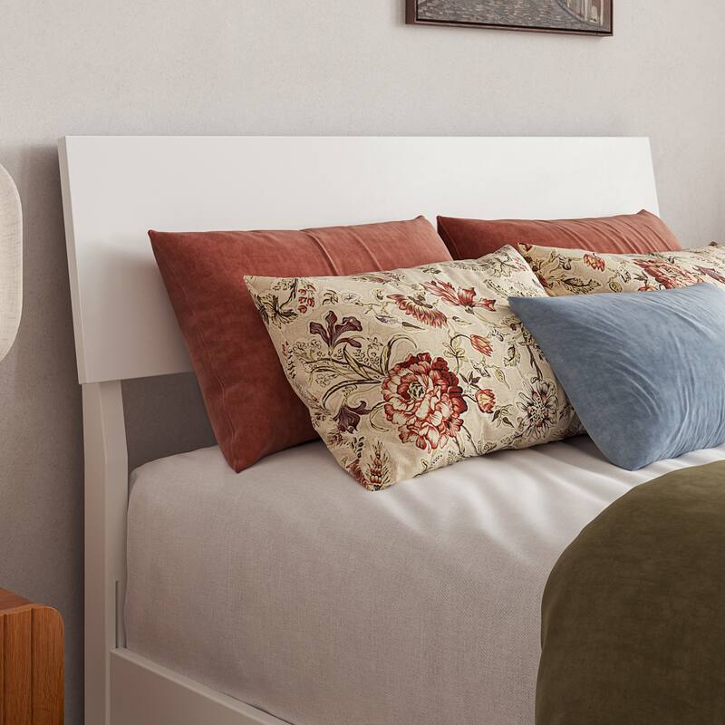 Norla Wood Platform Bed with Storage Drawers