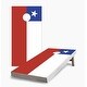 preview thumbnail 1 of 5, Chilean Flag Cornhole Game (Choose Wraps or Boards) 2x4 Boards (24" x 48") - Include ALL Accessories