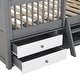 preview thumbnail 48 of 47, House Bed Wood Low Loft Bed House-shape Frame Bed with 2 Roof Skylights, Kids Storage Bed with 4 Drawers, Guardrail and Stairs