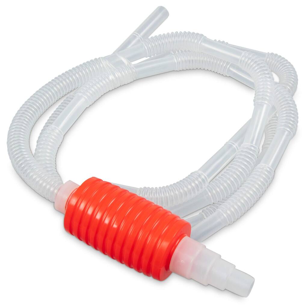 Deway Siphon Manual Transfer Pump, Portable Hand Fluid Pump with 8 ft. Hose