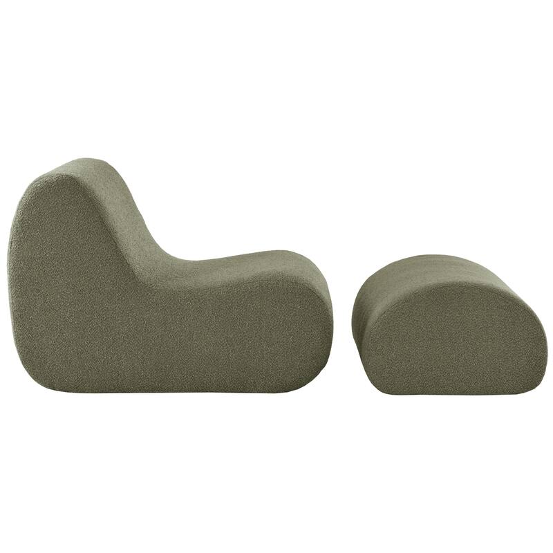 Christopher Knight Home - Mirod Elegant Accent Chair with Ottoman
