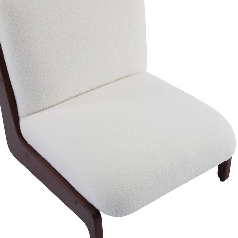 Christopher Knight Home - Modern Rubber Wood + Fabric Accent Chair