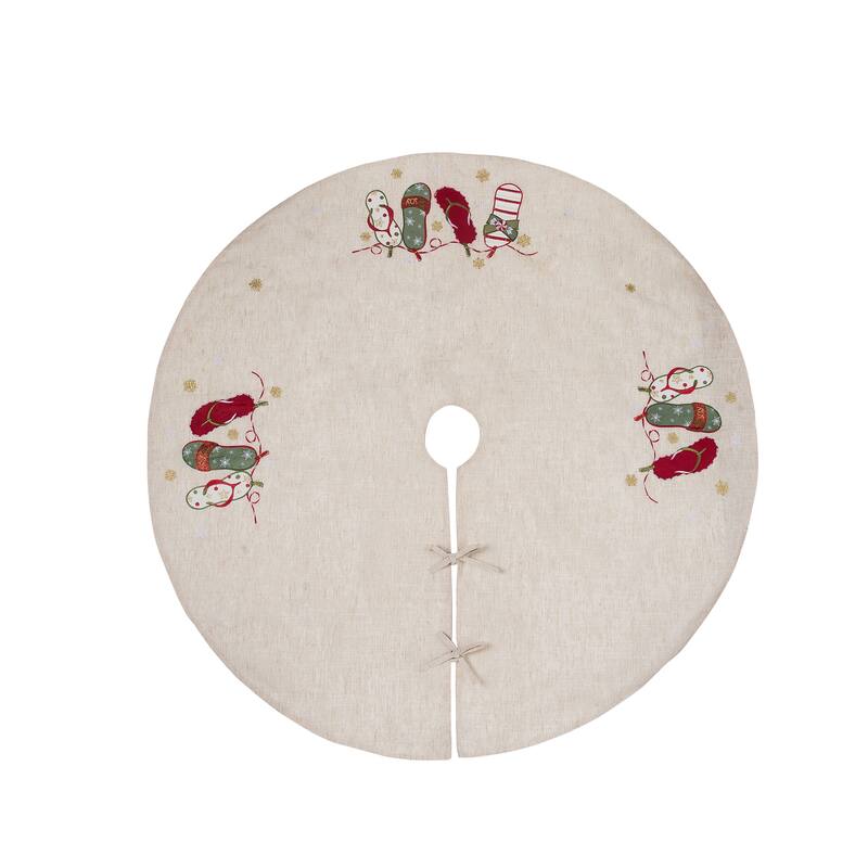 Flip Flop Christmas Tree Skirt