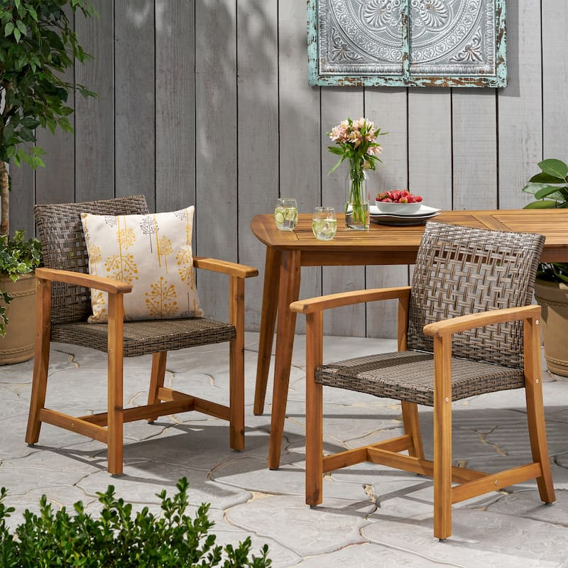 Modern Outdoor Lounge Chairs, Conversation Set for Patio, Balcony, Garden (2 Chairs)
