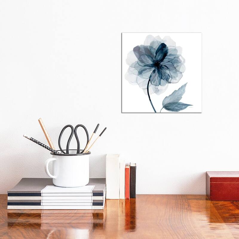 iCanvas "Indigo Bloom I" by Carol Robinson Canvas Print - 12x12x0.75