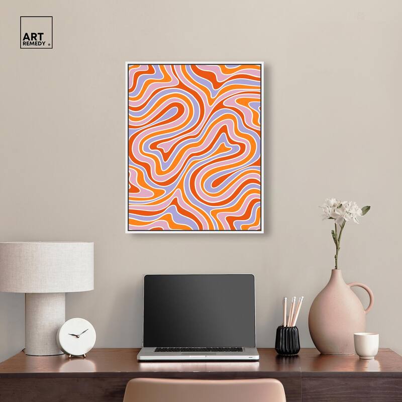 Bubble Gum Retro I Canvas by Art Remedy