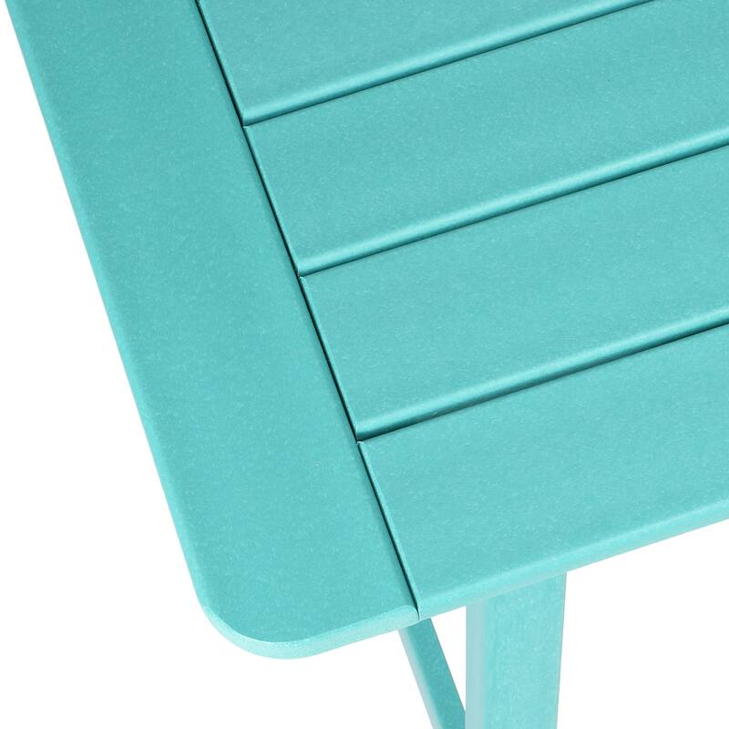 Laguna Hdpe All Weather Outdoor Patio 30" Square Bar Table