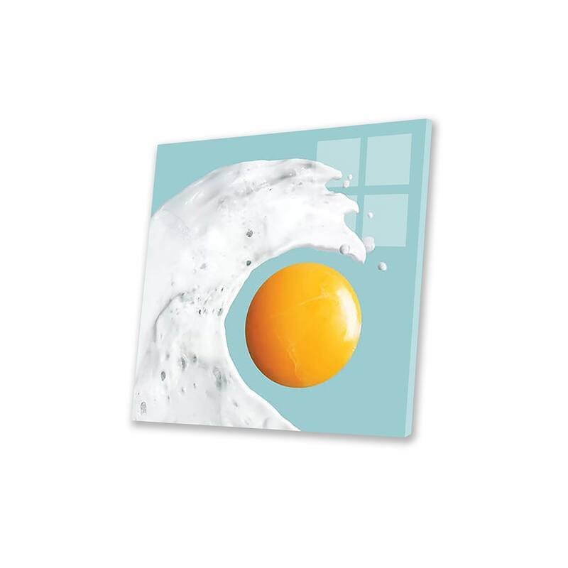 Egg Wave Print On Acrylic Glass by Jonas Loose Bed Bath & Beyond