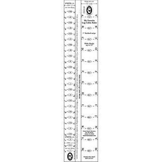 Marti Michell Log Cabin Ruler 1-Inch to 2-Inch