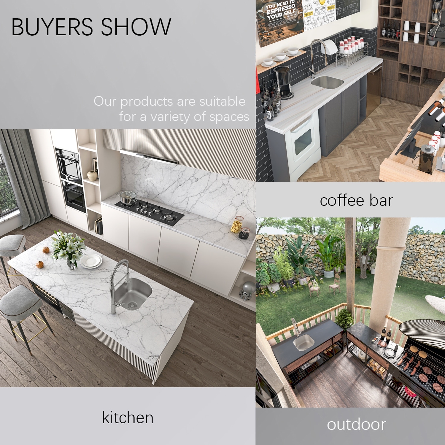 Sinber Undermount Single Bowl 304 Stainless Steel Kitchen Sink