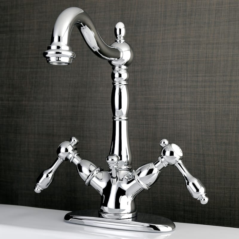 Kingston Brass Tudor 4 in. Centerset Bathroom Faucet