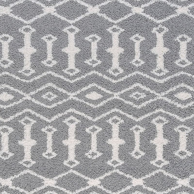 Joy Shag Mediterranean Geometric Indoor Area Rug