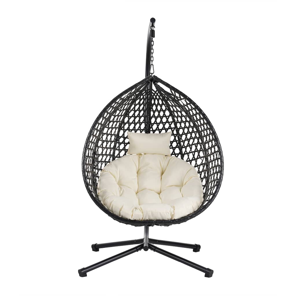 Roomfitters Versatile Hanging Egg Chair for Indoor and Outdoor Use