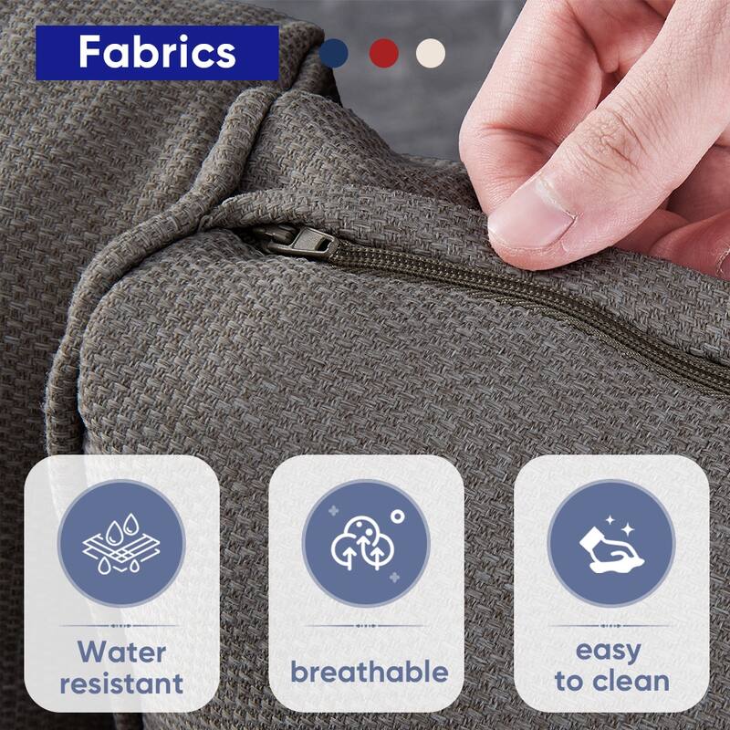 7 Pieces Swivel Chairs Sofa Table Ottomans