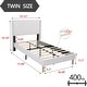 preview thumbnail 13 of 145, Alazyhome Upholstered Platform Bed Frame