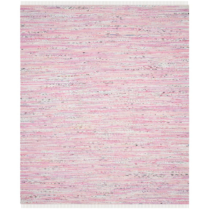 SAFAVIEH Handmade Rag Rug Litzy Stripe Cotton Rug