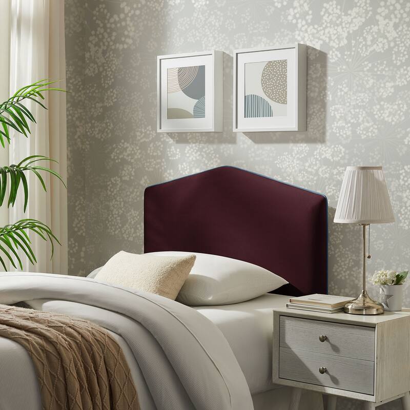 Cosette Performance Velvet Headboard - Mulberry - Twin