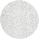 preview thumbnail 89 of 102, SAFAVIEH Handmade Abstract Isaltina Modern Wool Rug 5' Round - Light Blue/Ivory - Round