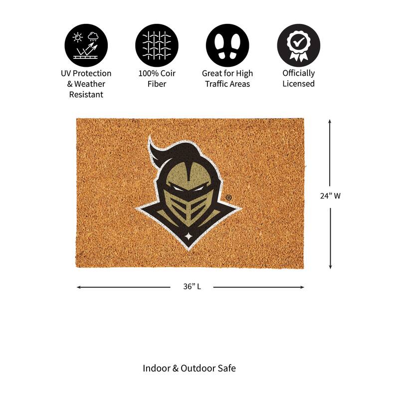 University of Central Florida Full Color Indoor/Outdoor Coir Mat