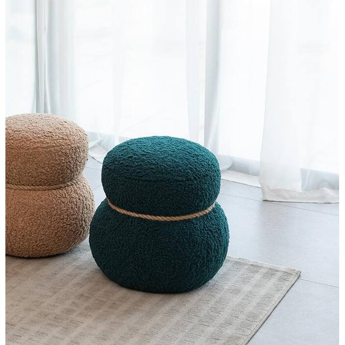 snowman stool, seat body width 14.56 inches, round belly, playful cute, suitable for any space