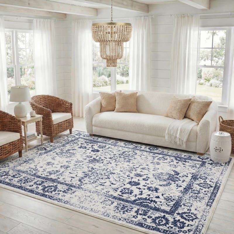 SAFAVIEH Adirondack Riin Rustic Shabby Chic Distressed Rug